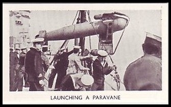 Launching a Paravane